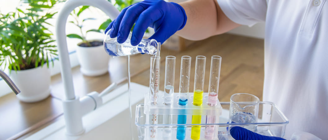 water testing process in our company