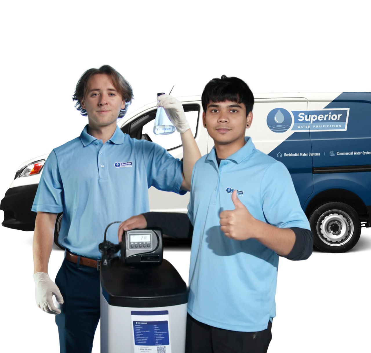 Our water treatment technicians