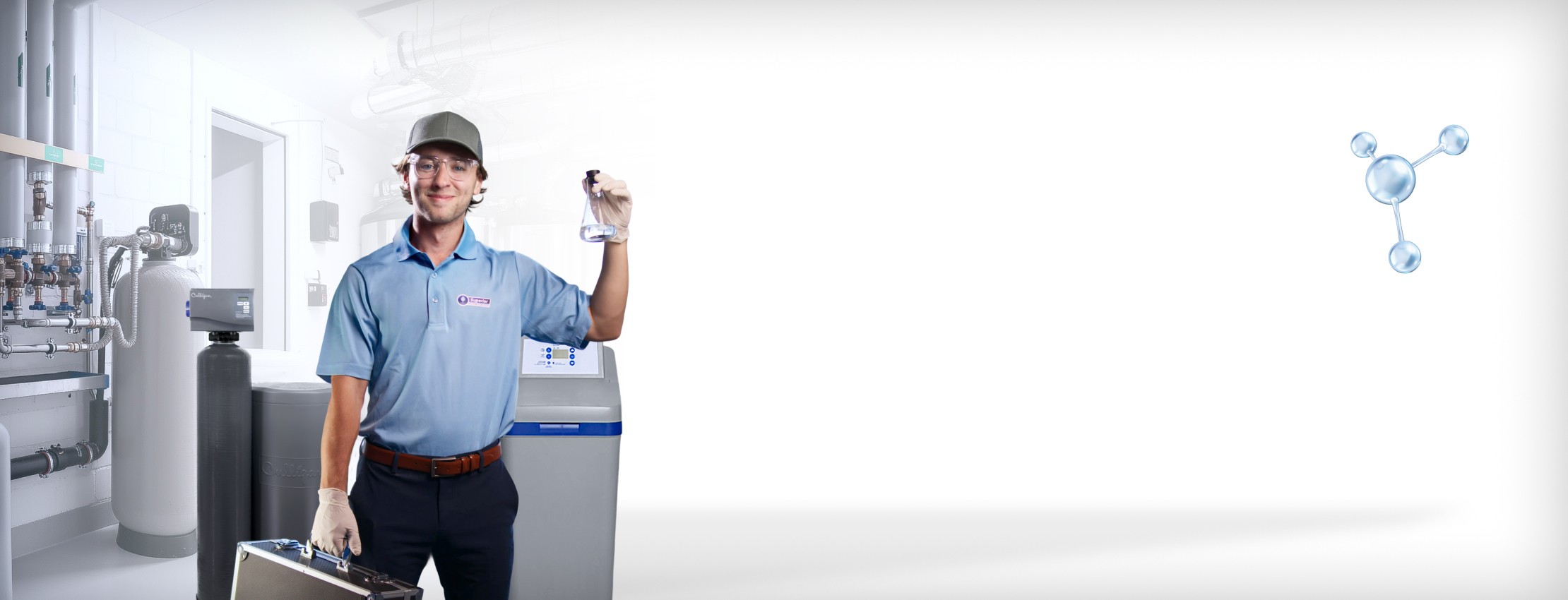 Contact us to receive your water test results